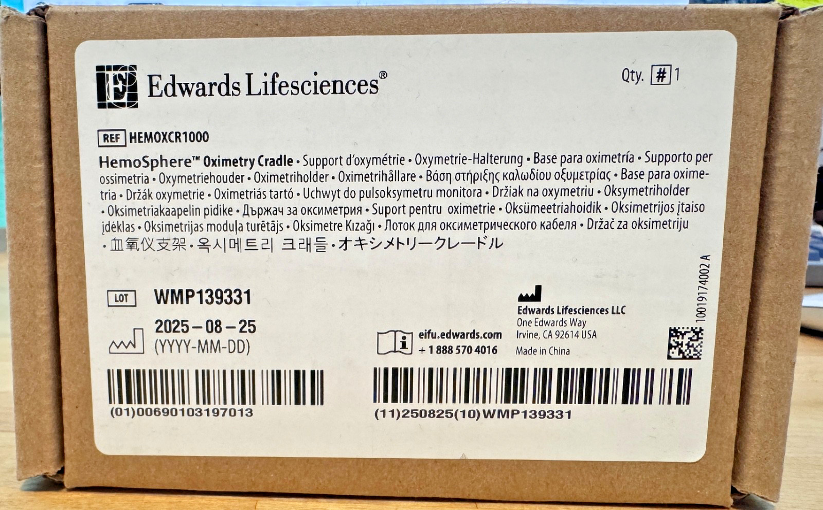 Edwards HemoSphere Oximetry Cradle REF HEMOXCR1000