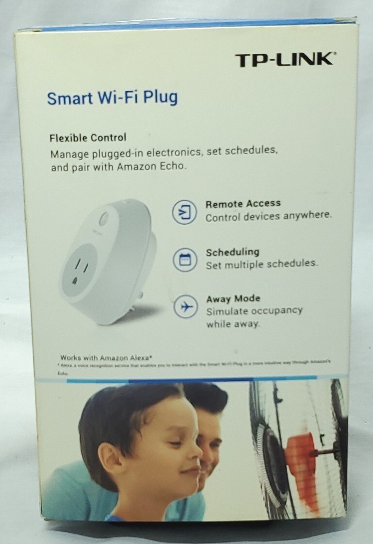 TP-Link Smart Plug Wi-Fi - Amazon Echo Alexa and Google Assistant (HS100)