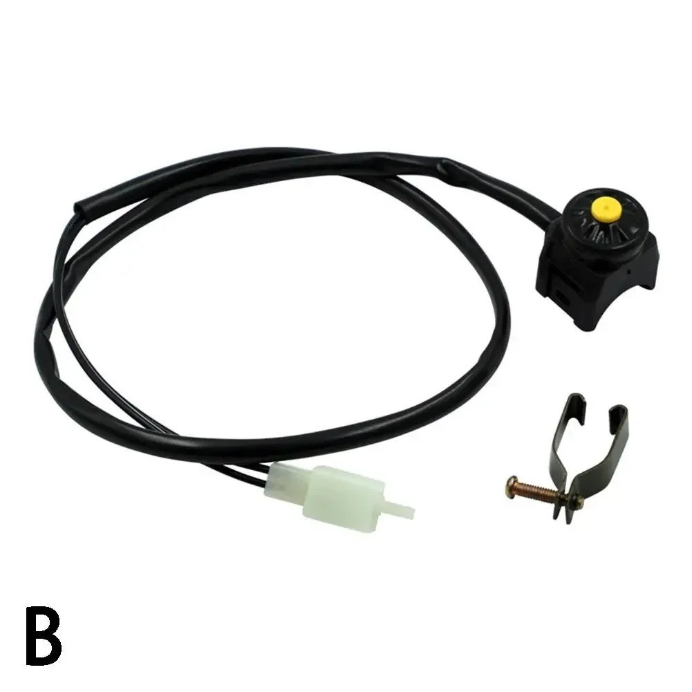 Motorcycle Kill Switch Red Push Button Horn Starter Dirt Bike ATV UTV Dual Sport