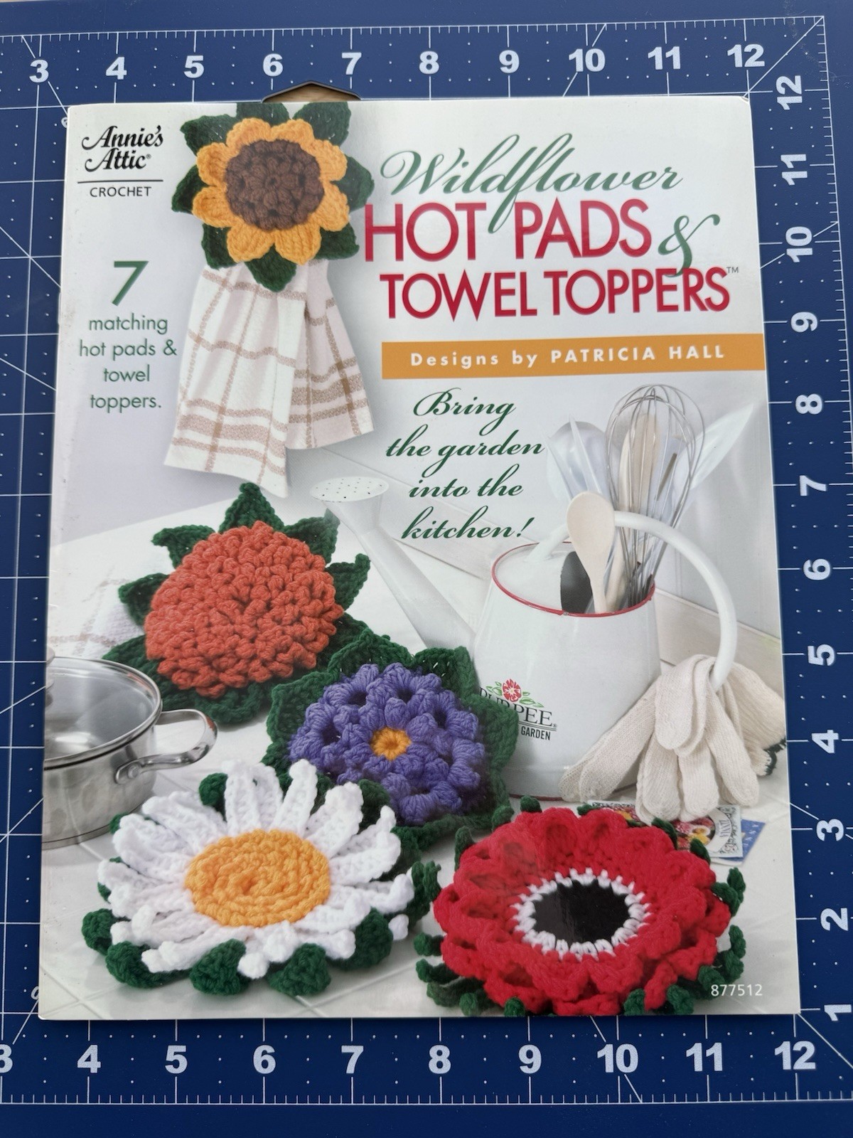 Annie’s Attic Wildflower Hot Pads and Towel Toppers Designs By Patricia Hall