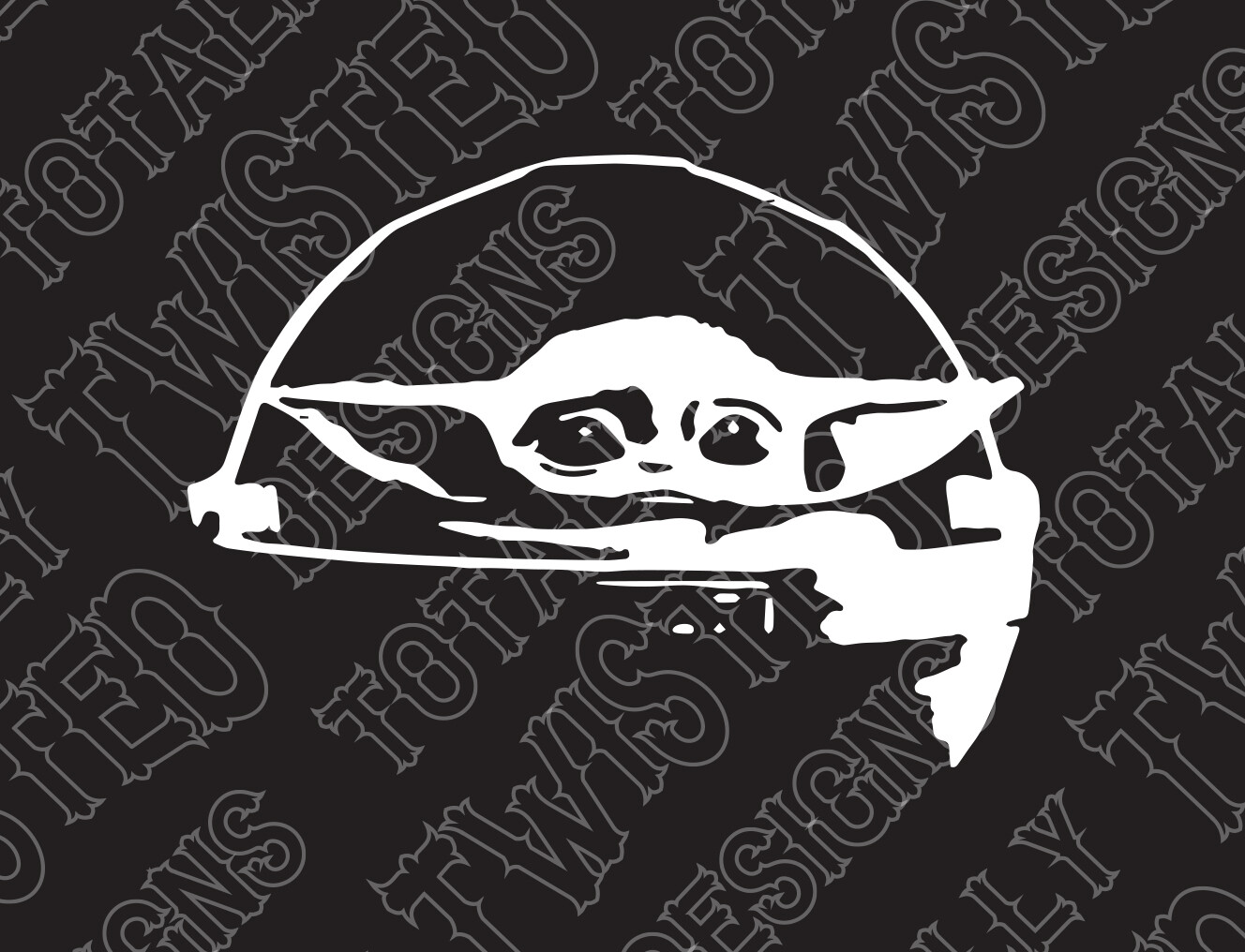 Star Wars The Mandalorian Baby Yoda car truck vinyl decal sticker boba The Child
