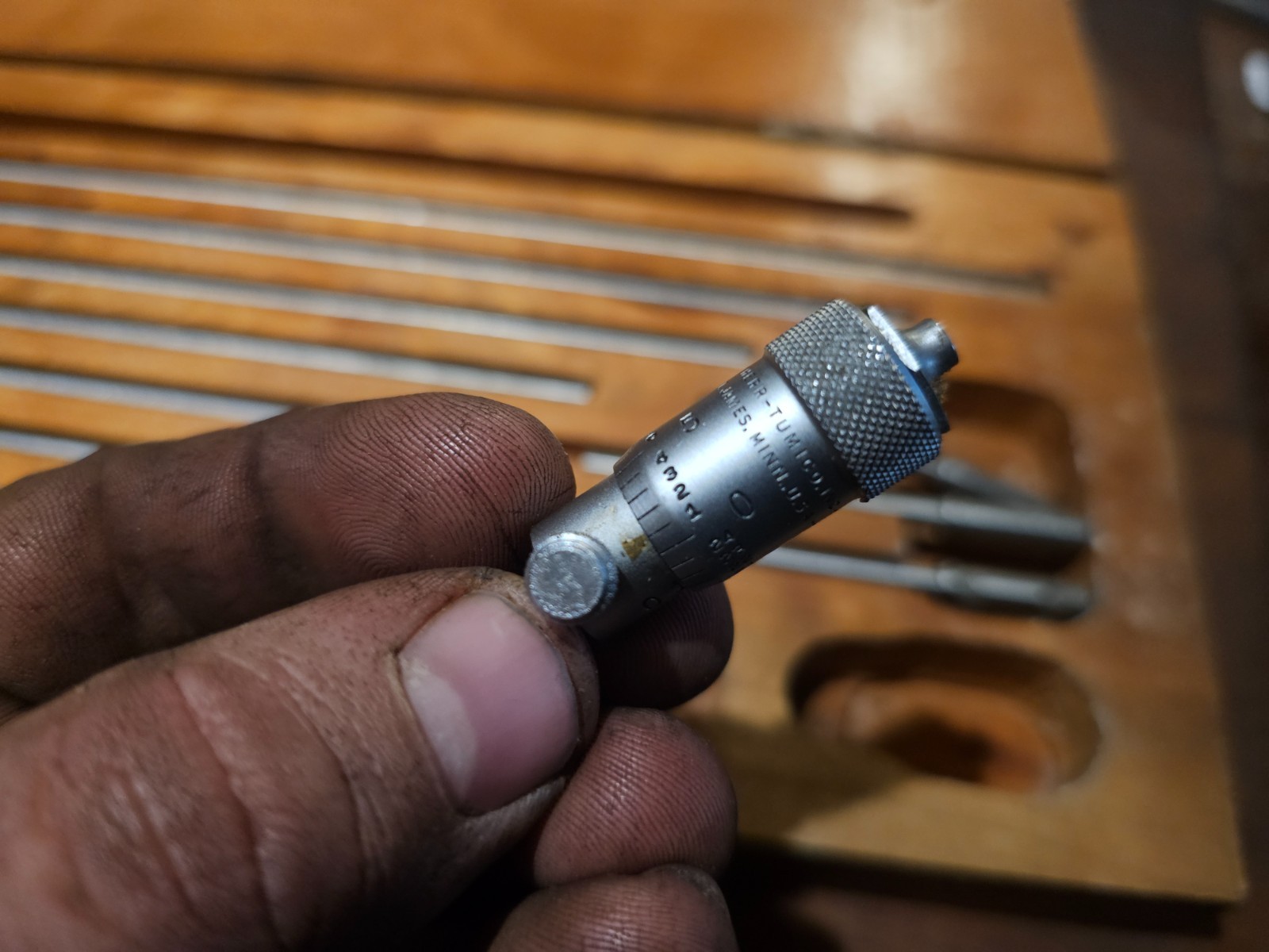 Scherr Tumico Mechanical Inside Micrometer Caliper .0001 Increments