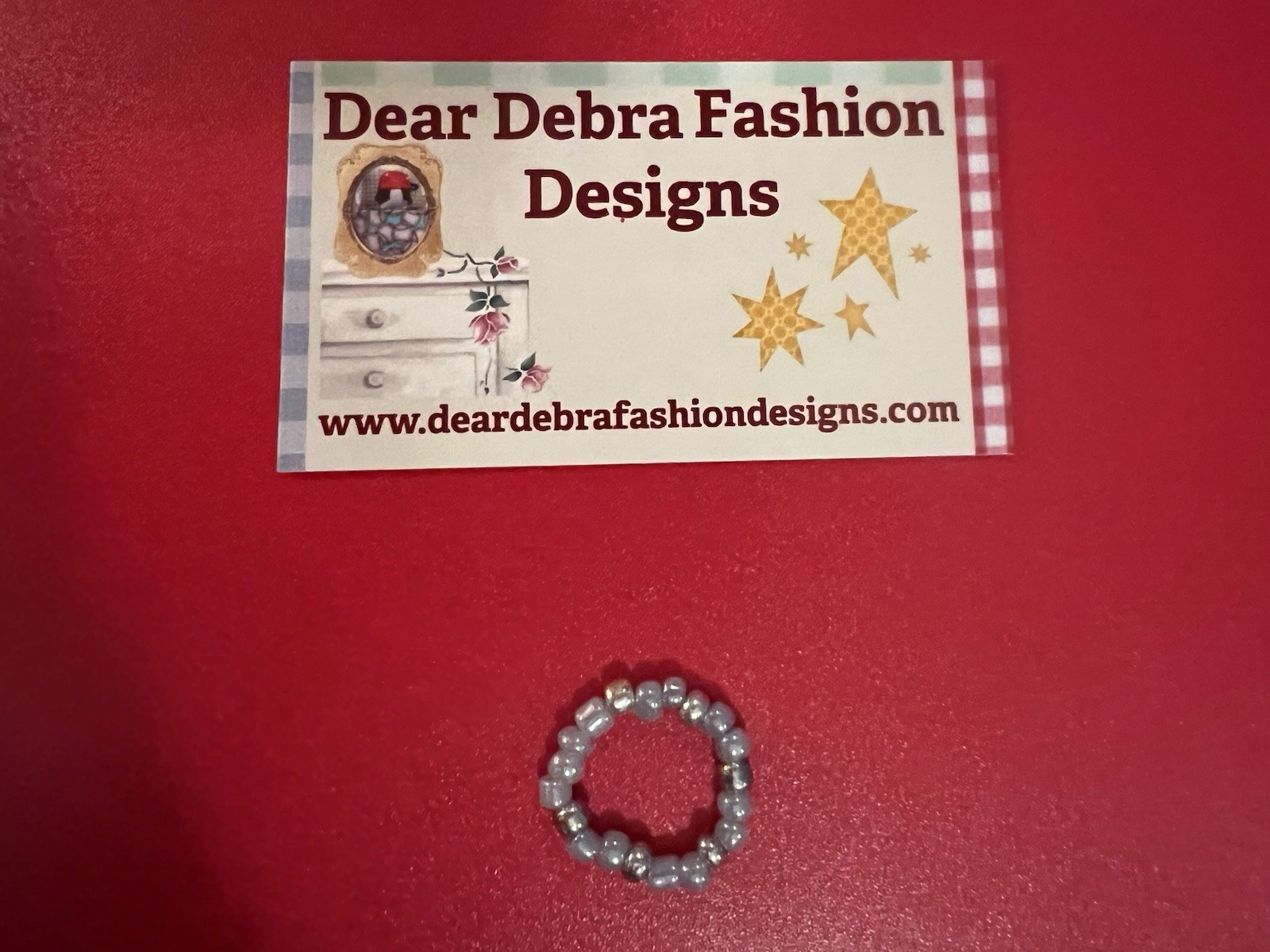 Beaded Ring One Size Fits All