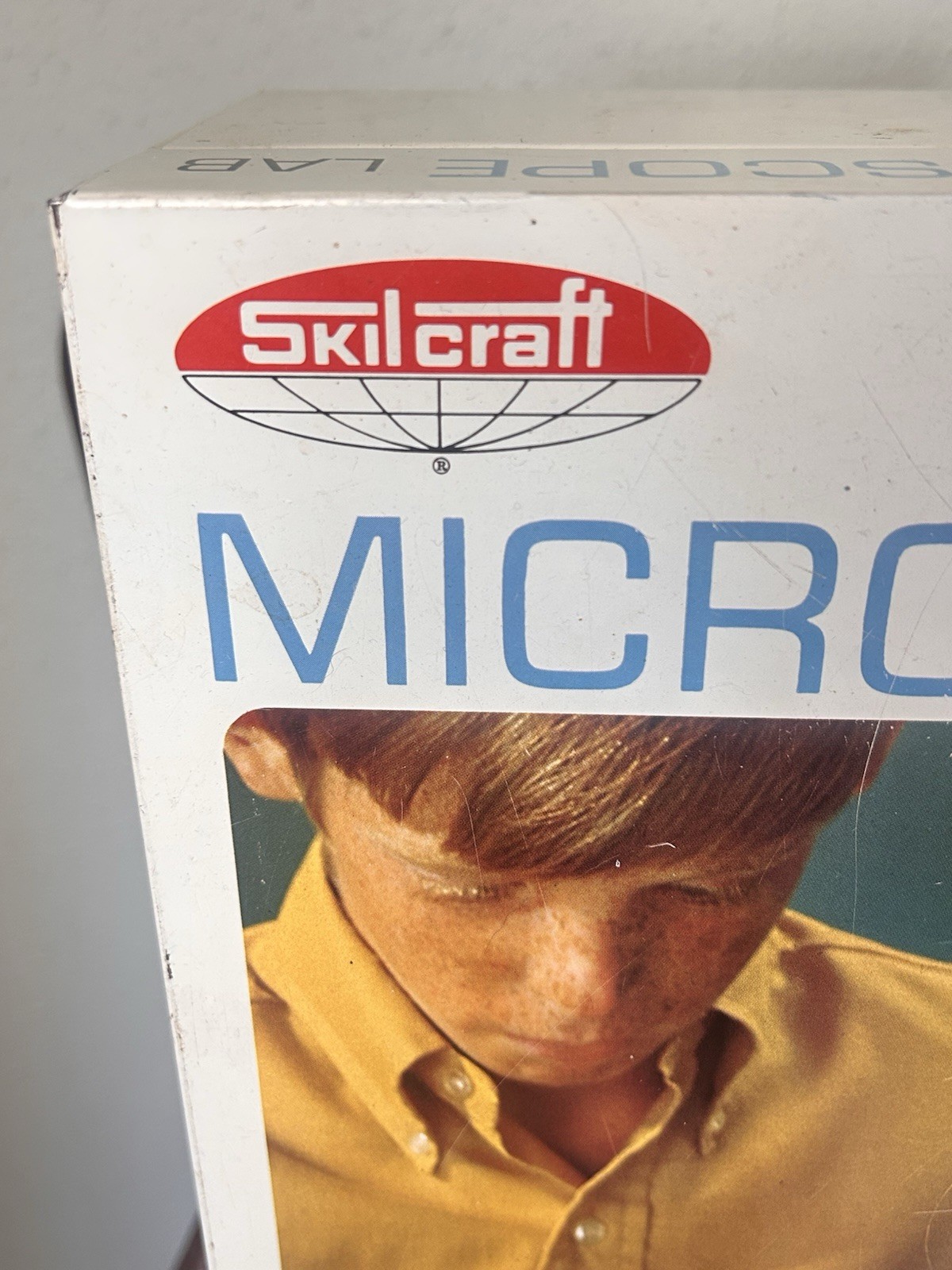 Vintage 1969 SkilCraft Science Oddity Student Microscope Lab with metal case