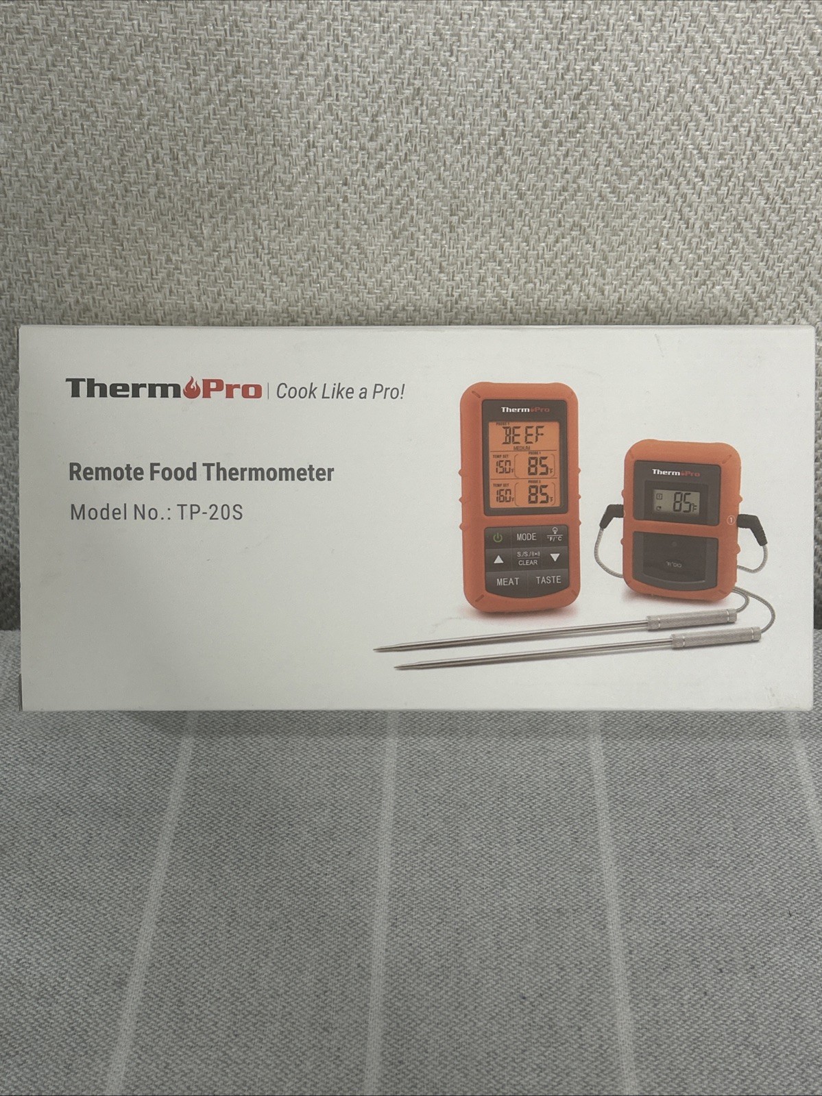 Therm Pro Remote Food Thermometer Model TP-20 NIB