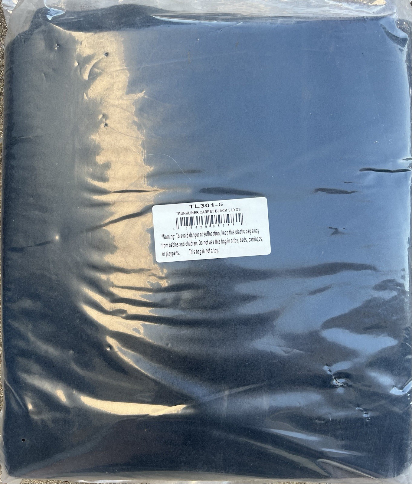 Metra Install Bay TL301-5 Automotive Truck Liner Unbacked Black Color - 5 Yards