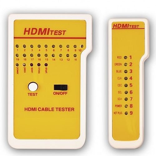 HDMI-compatible High Definition Cable Signal Tester Tool with LED Indicators