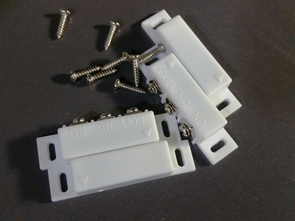 2x Magnetic Reed Switch Normally Open or Closed NC NO Door Alarm Window Security