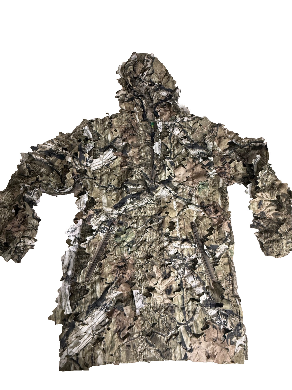 Cabela's Mesh Ghillie Long Pullover Jacket Mossy Oak Break-Up Camo Men's Medium