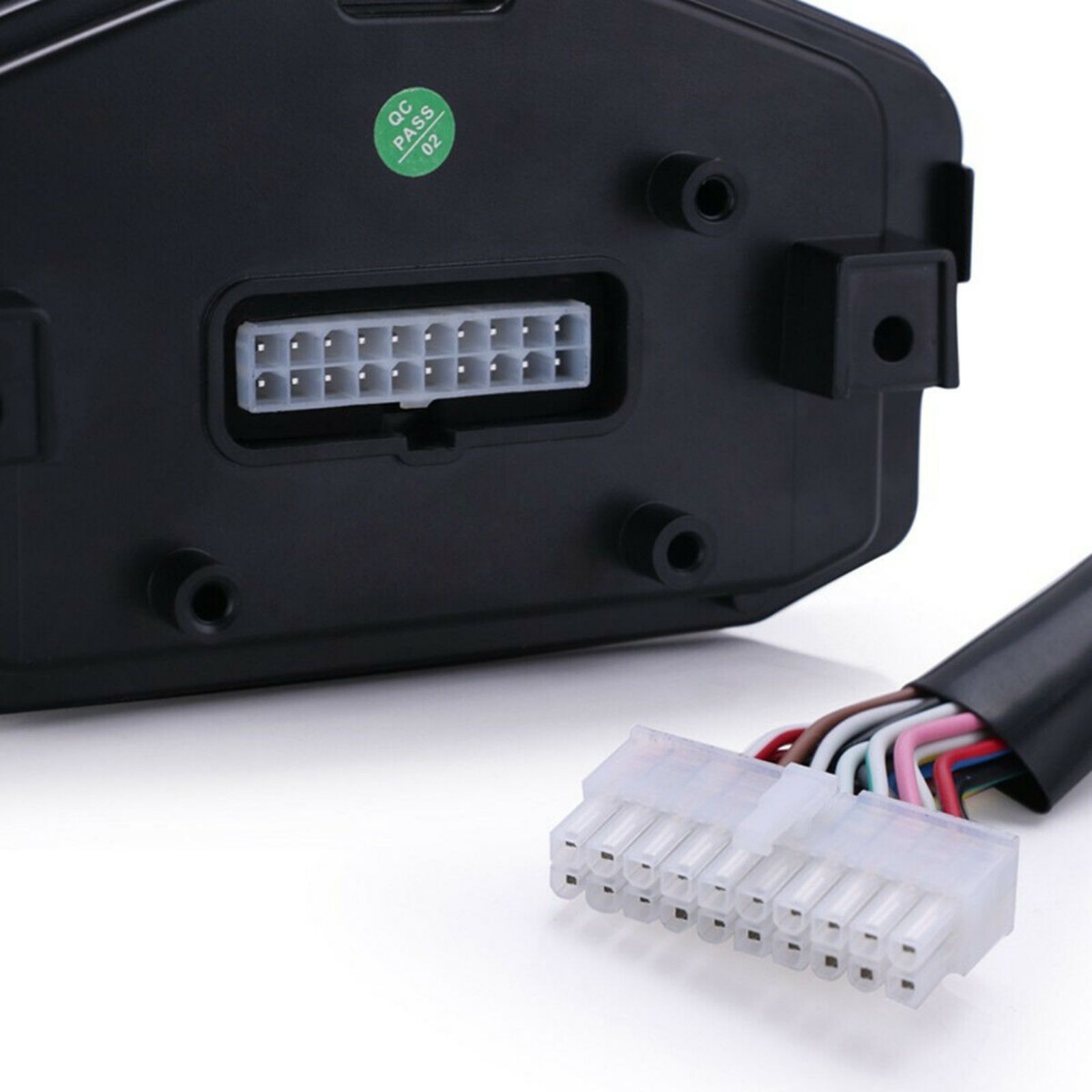 LCD Digital Motorcycle Speedometer Odometer Tachometer KM/H Gauge Universal