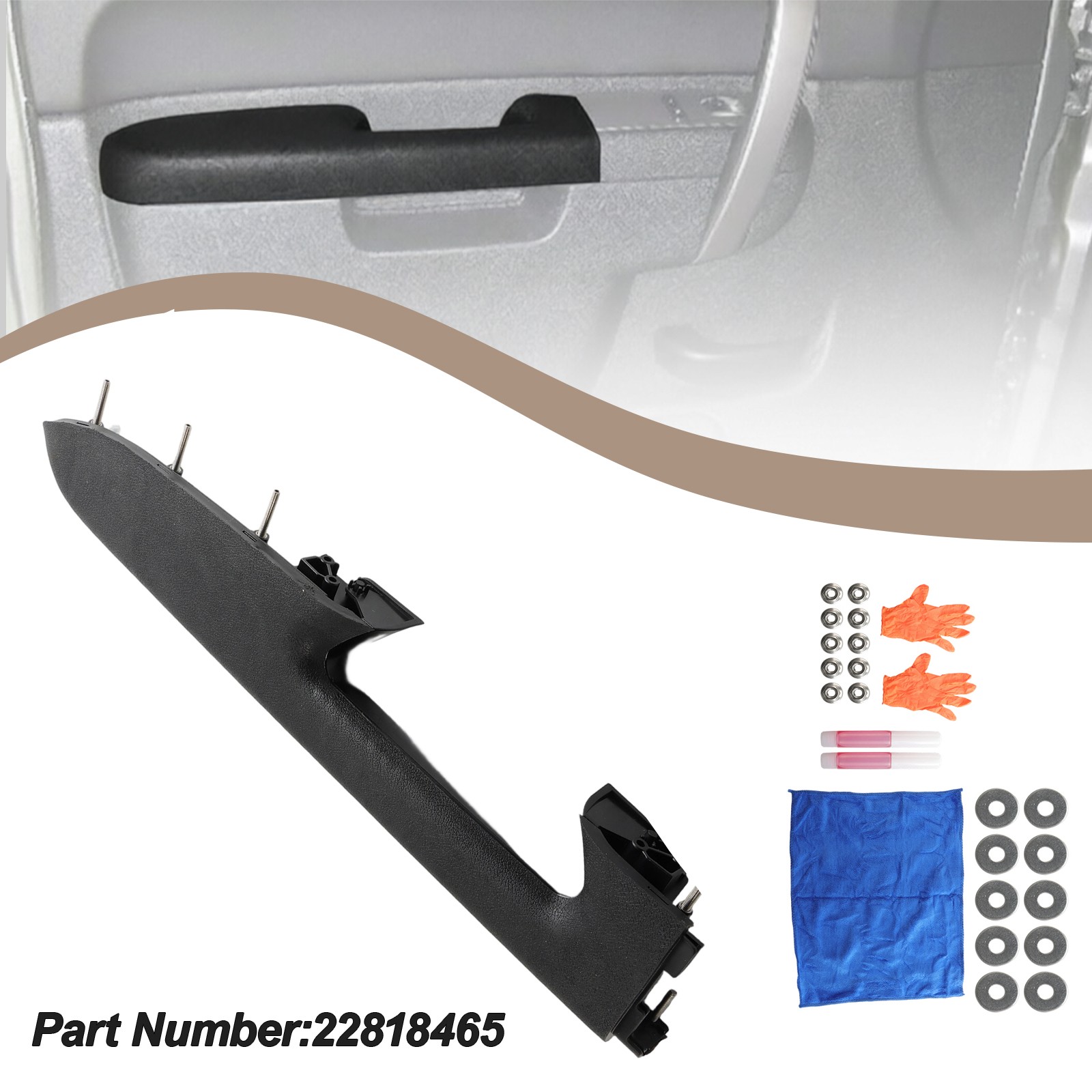 22818465 Door Panel Armrest Repair for Chevy Silverado GMC Sierra 1500 2010-2014