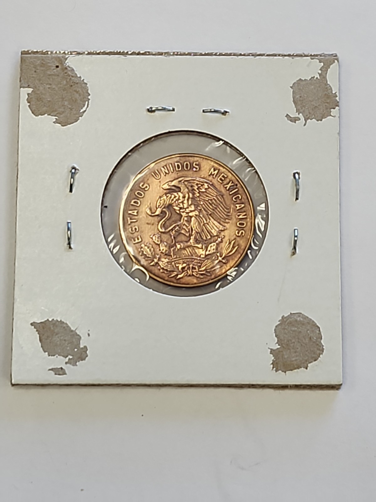 Mexico 5 Centavos 1954 -With Dot - Key Date!! KM426