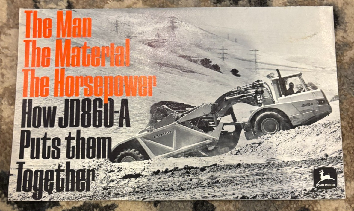 John Deere 860 Series A Scraper Brochure AMIL25