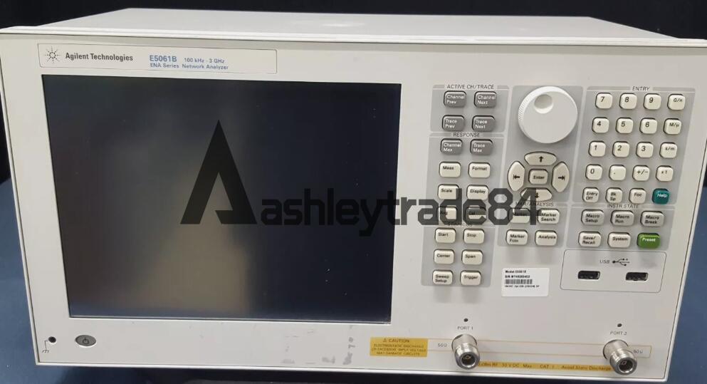 1PCs Keysight E5061B 100kHz-3GHz 50 ohm Network Analyzer used