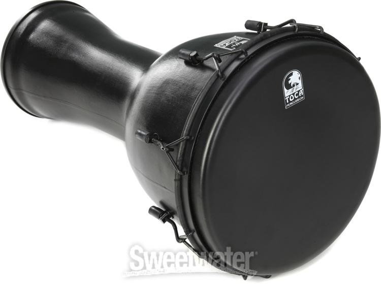 Toca Percussion Freestyle Mechanically Tuned Djembe - Black Mamba