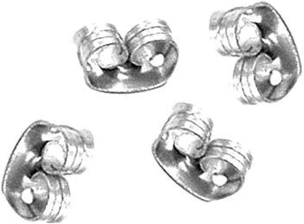 UnCommon Artistry Real Silver Plated Earring Backs (Earnuts) (100 pack)