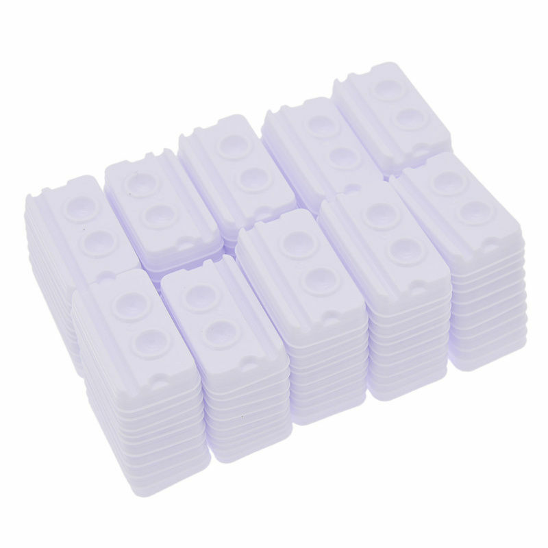 500 Pcs Dental Ortho 2 Holes Bonding Composite Adhesive Mixing Wells Trays