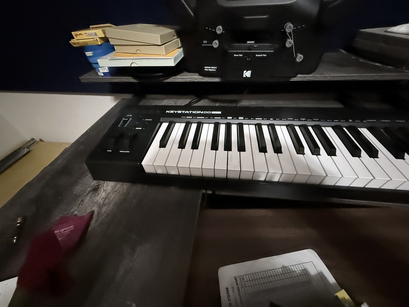 M- Audio Key station 88 with pedal