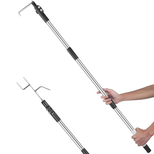 Truck Cargo Grabber, Telescoping Pickup Truck Bed Retriever Tool with Two