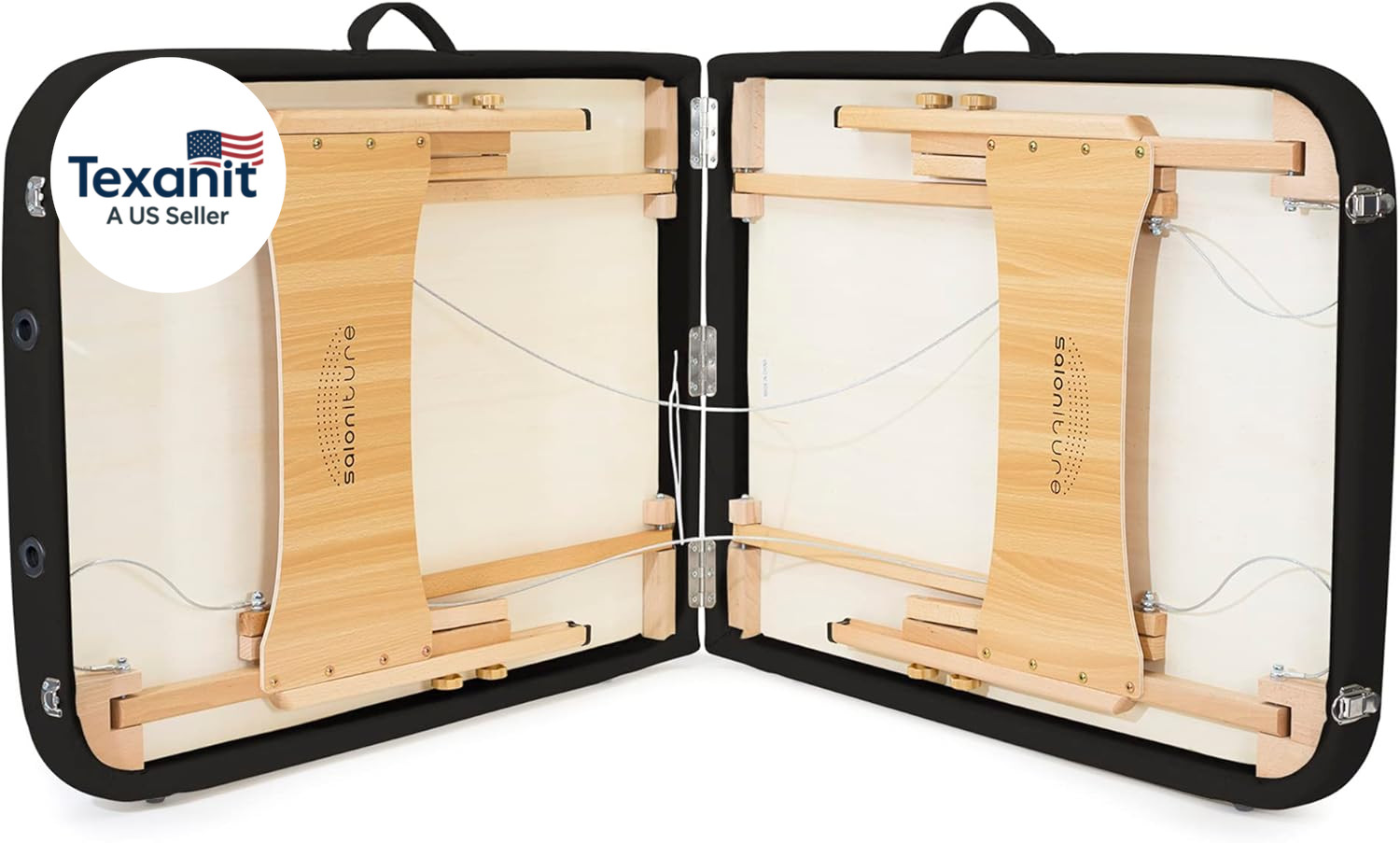Basic Portable Folding Massage Table - Black