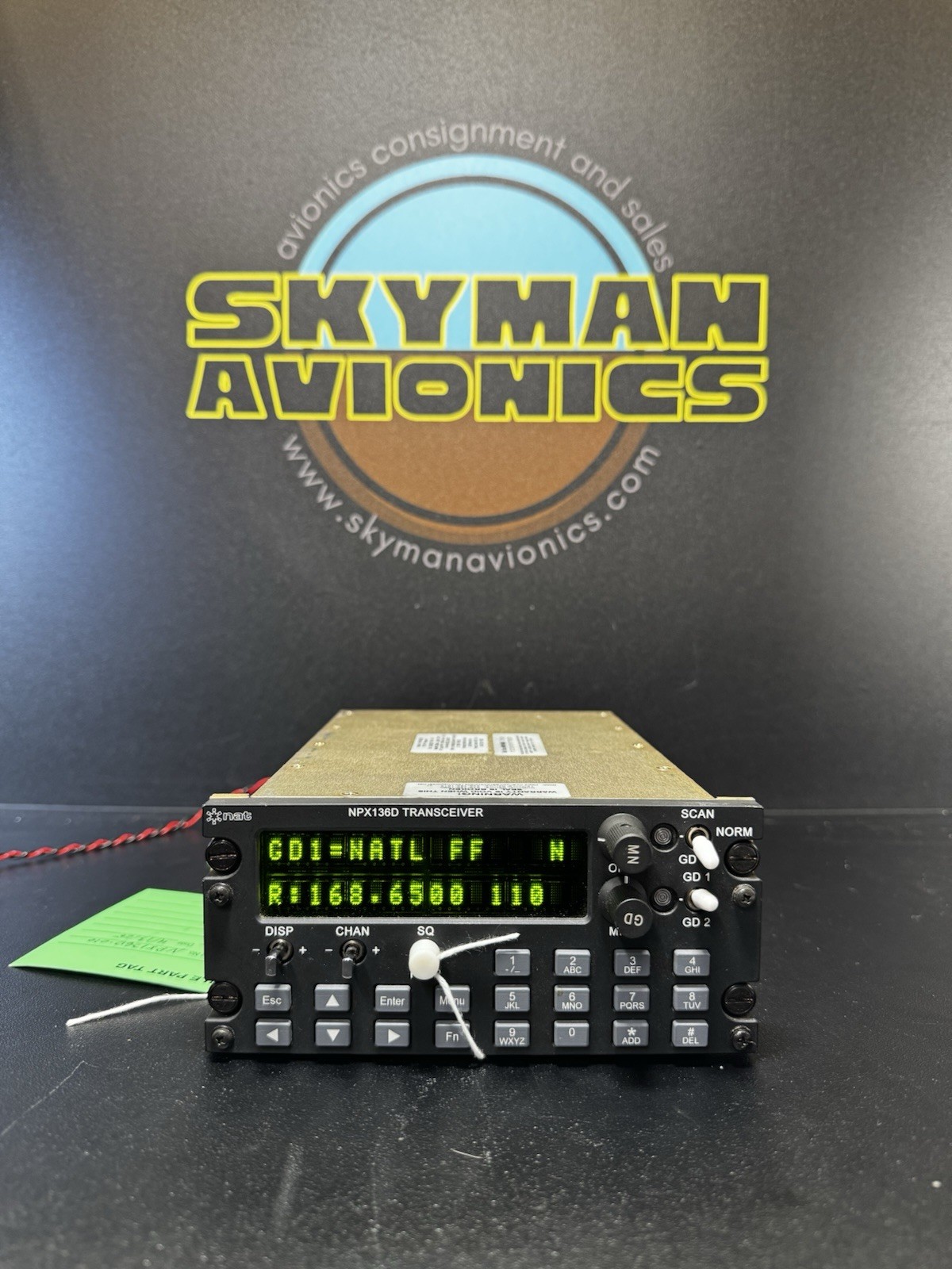 NAT NPX 136D VHF Transceiver - Needs Repair