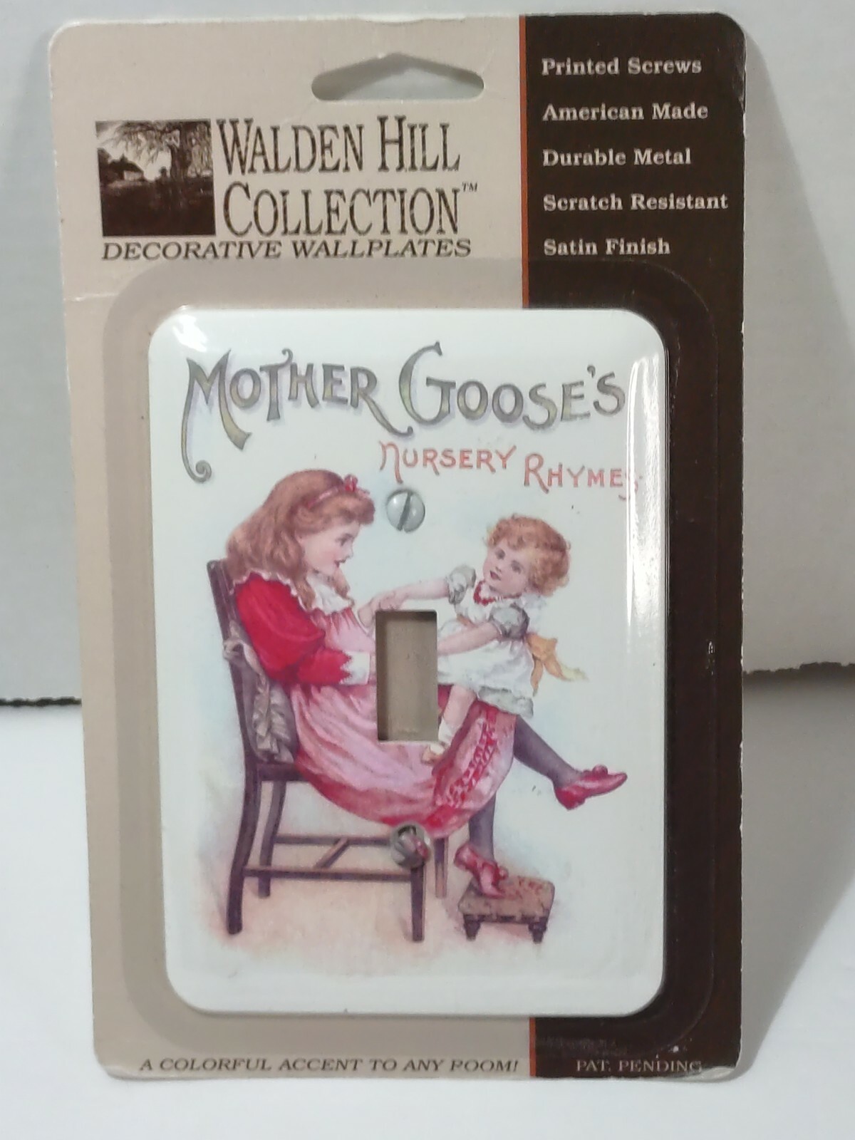 Walden Hill Collection Decorative Mother Goose Wallplate