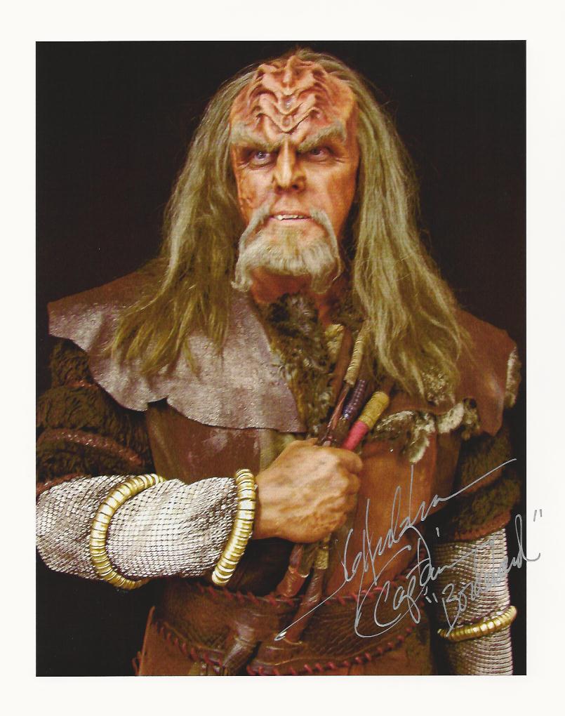 J.G. Hertzler - Star Trek ENT signed photo