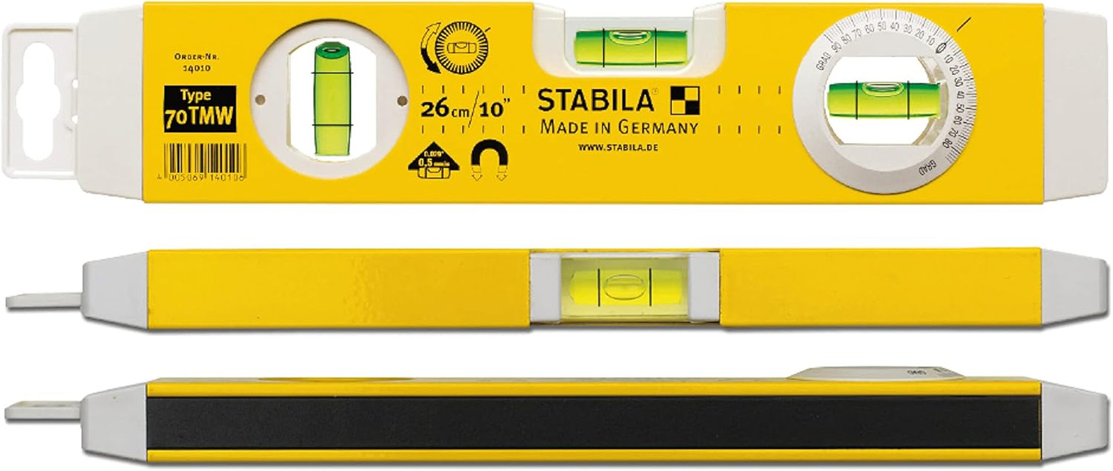 70Tmw Torpedo Level 250Mm Magnetic Base