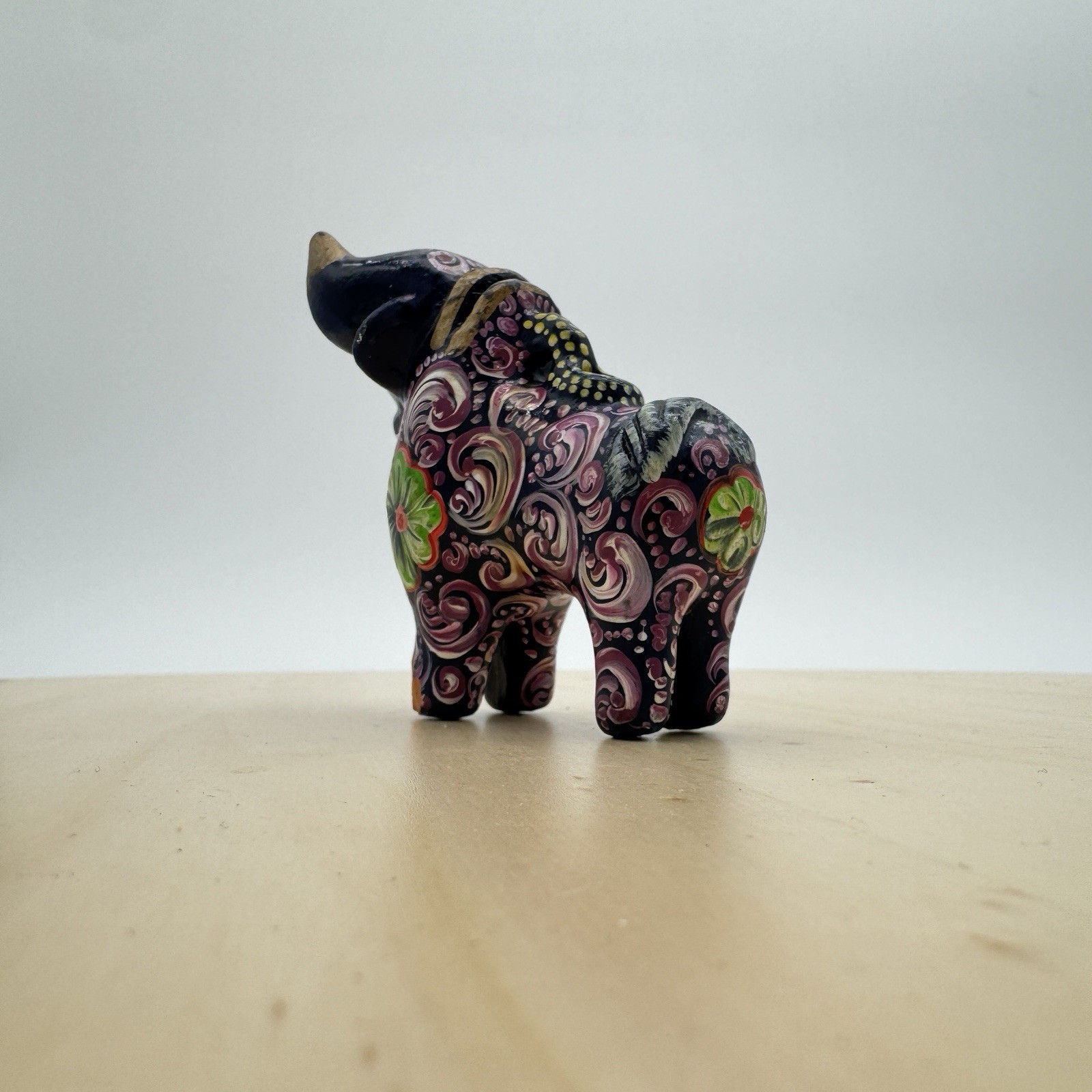 Hand Painted Torito de Pucara Peruvian Ceramic Bull Unique Home Decor & Gift 3in
