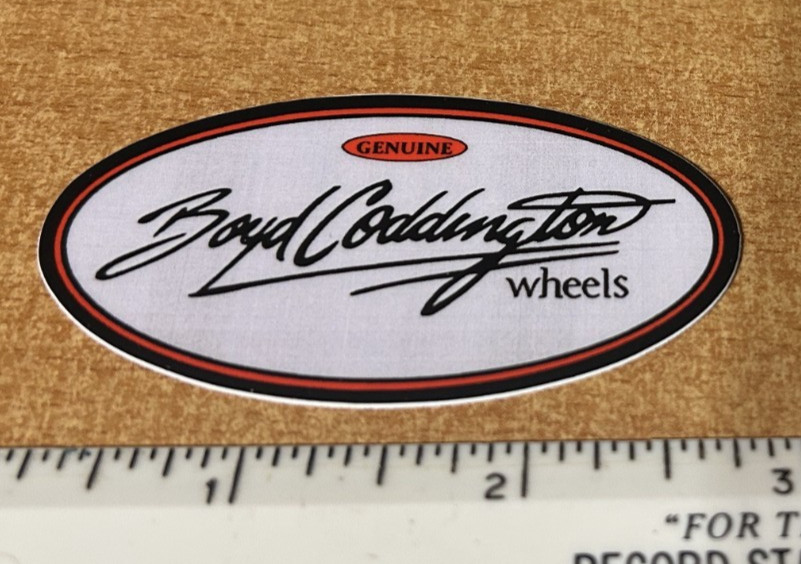 Boyd Cottington wheels center cap sticker hot rod rat mag spoke custom