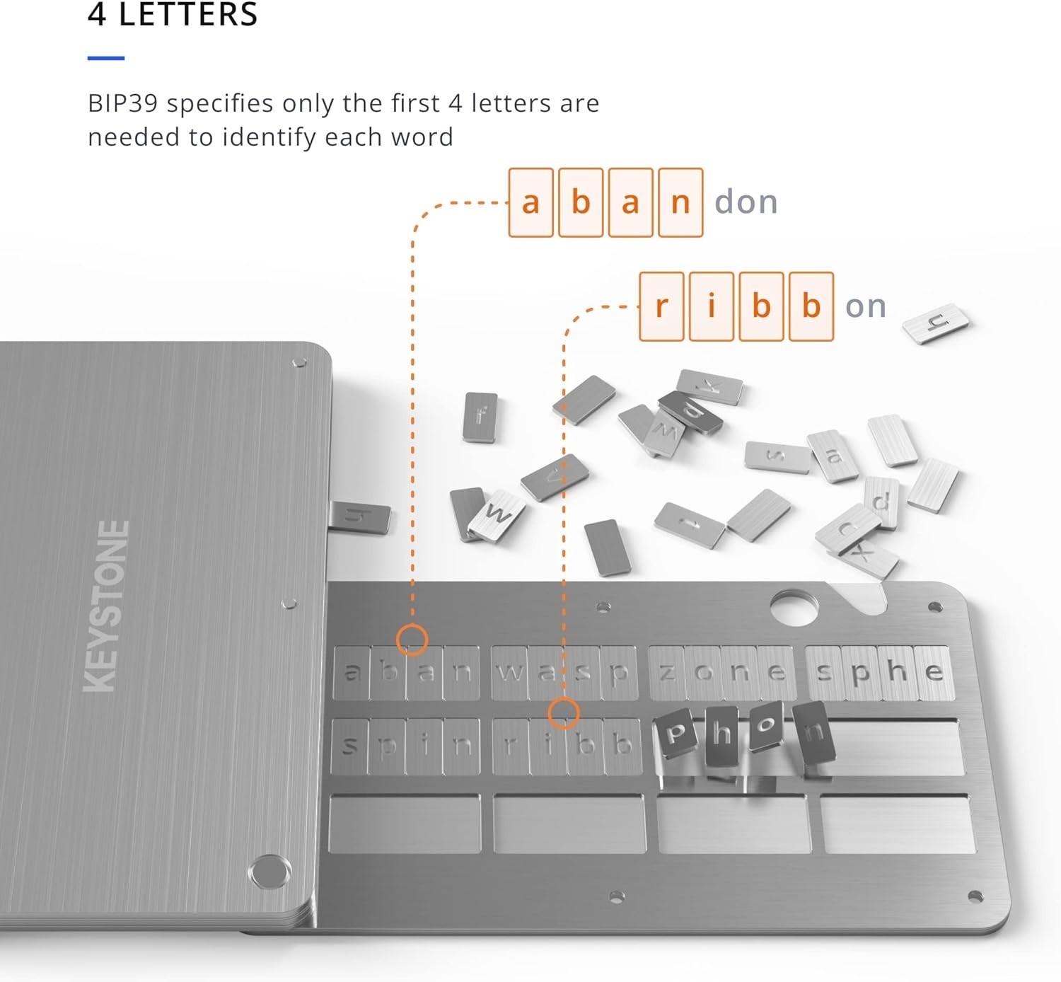 KEYSTONE Crypto Seed COLD Storage, Crypto Steel Capsule Metal Wallet, BTC ++ 🔥