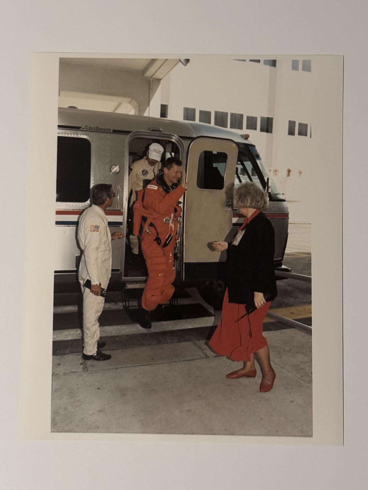 NASA STS-55 Steve Nagel And Crew After Launch Abort Press Photo