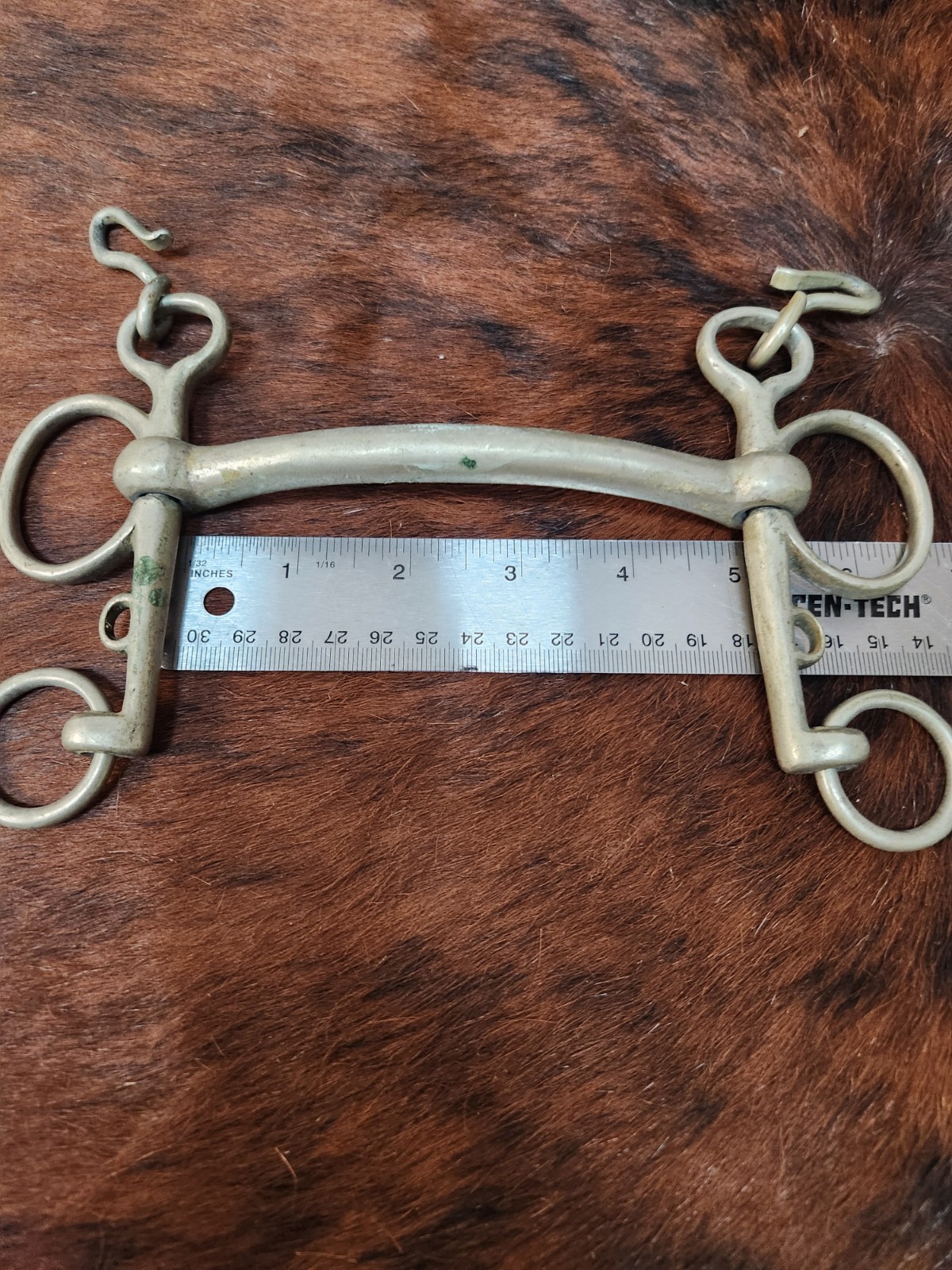 5 " PELHAM HORSE BIT USED TACK