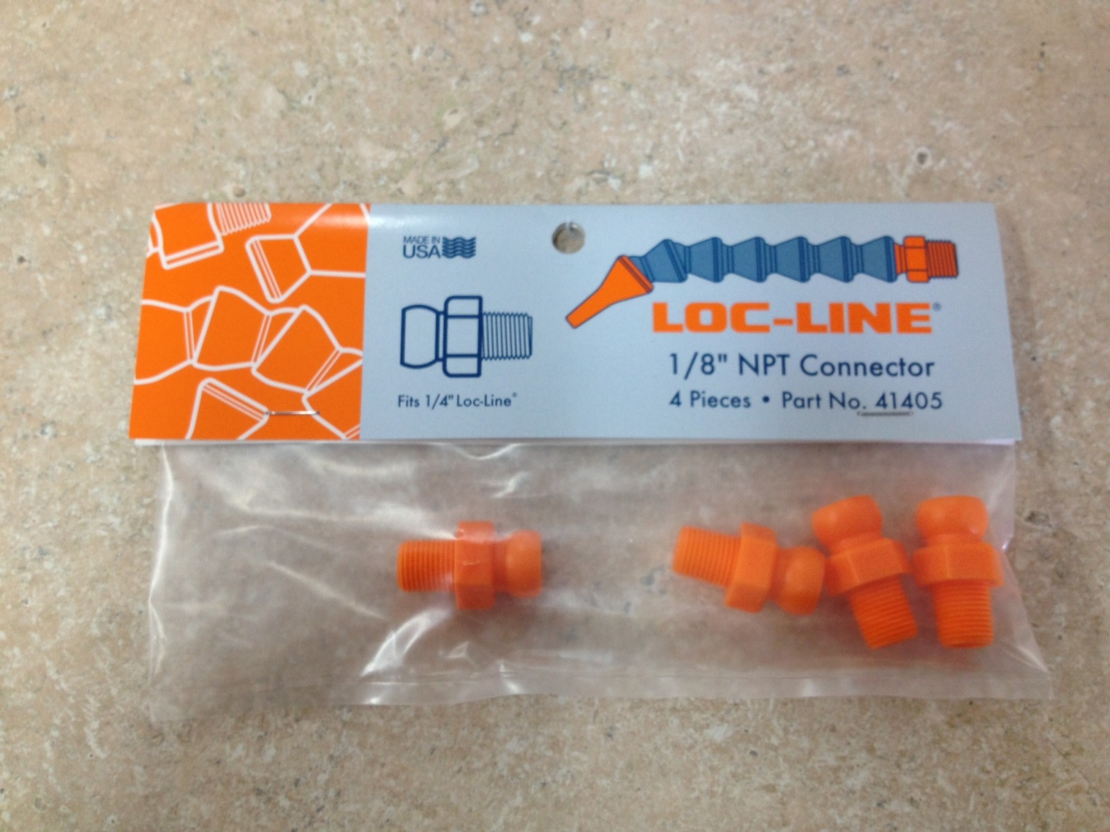 Loc-Line 1/4" Hose 1/8" NPT Connectors 41405 "NEW"