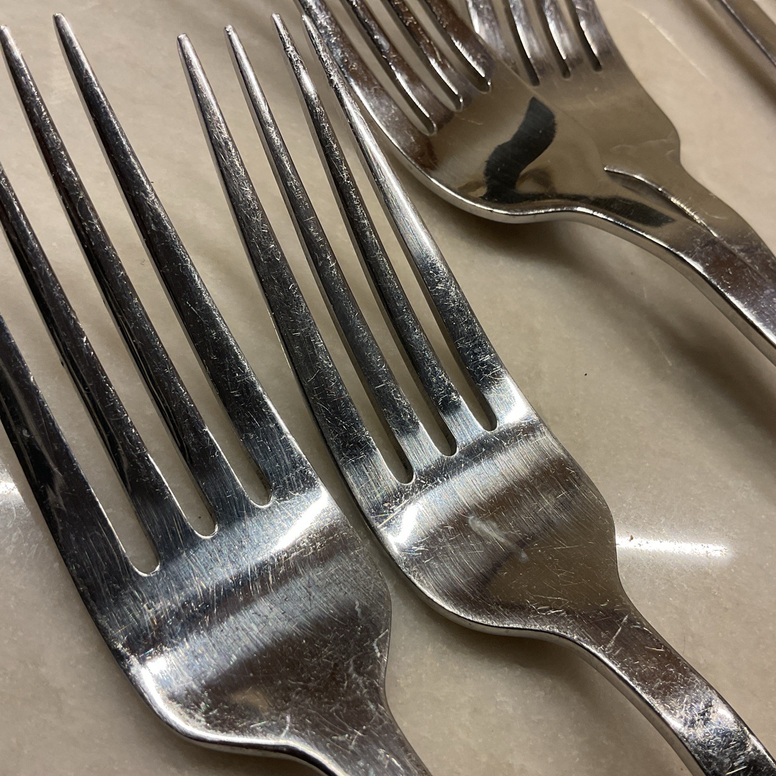Fiesta Celebration Cambridge Masquerade Rainbow Flatware 17 Pieces Scratches