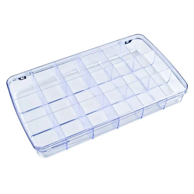 Flambeau 6766CD Crystal Clear 18 Compartment Box