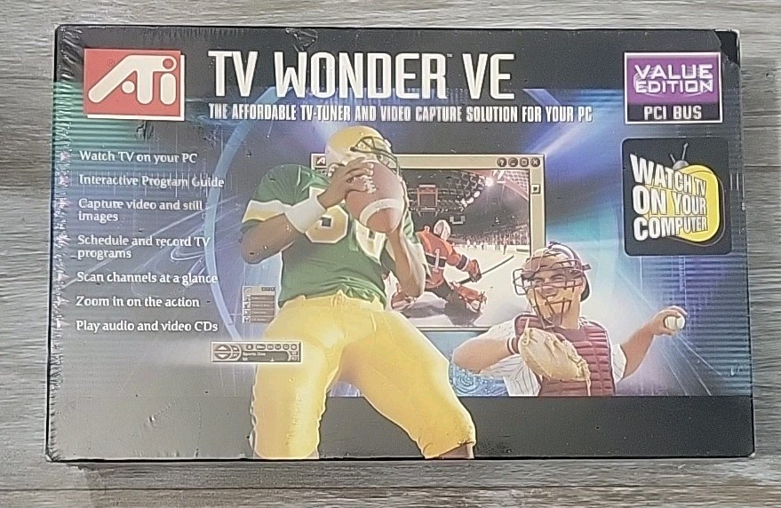 ATI Technologies Inc 100-703102 TV Wonder VE Video Capture New/Sealed