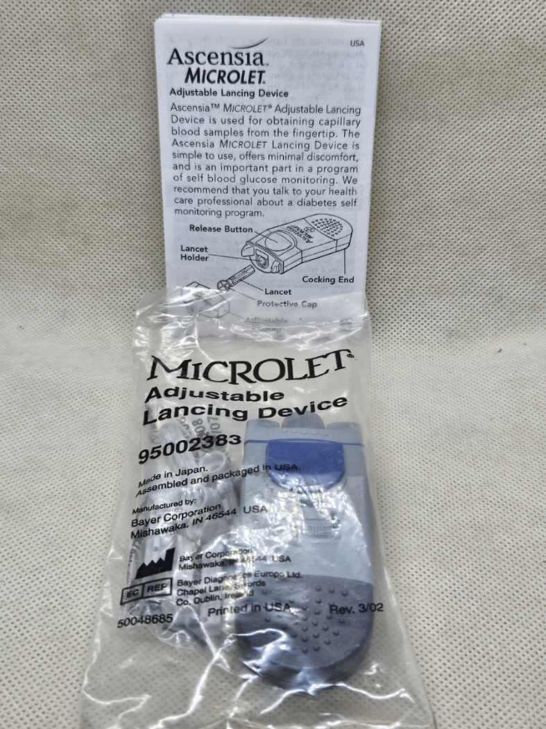 Bayer Microlet 2 Adjustable Lancing Device