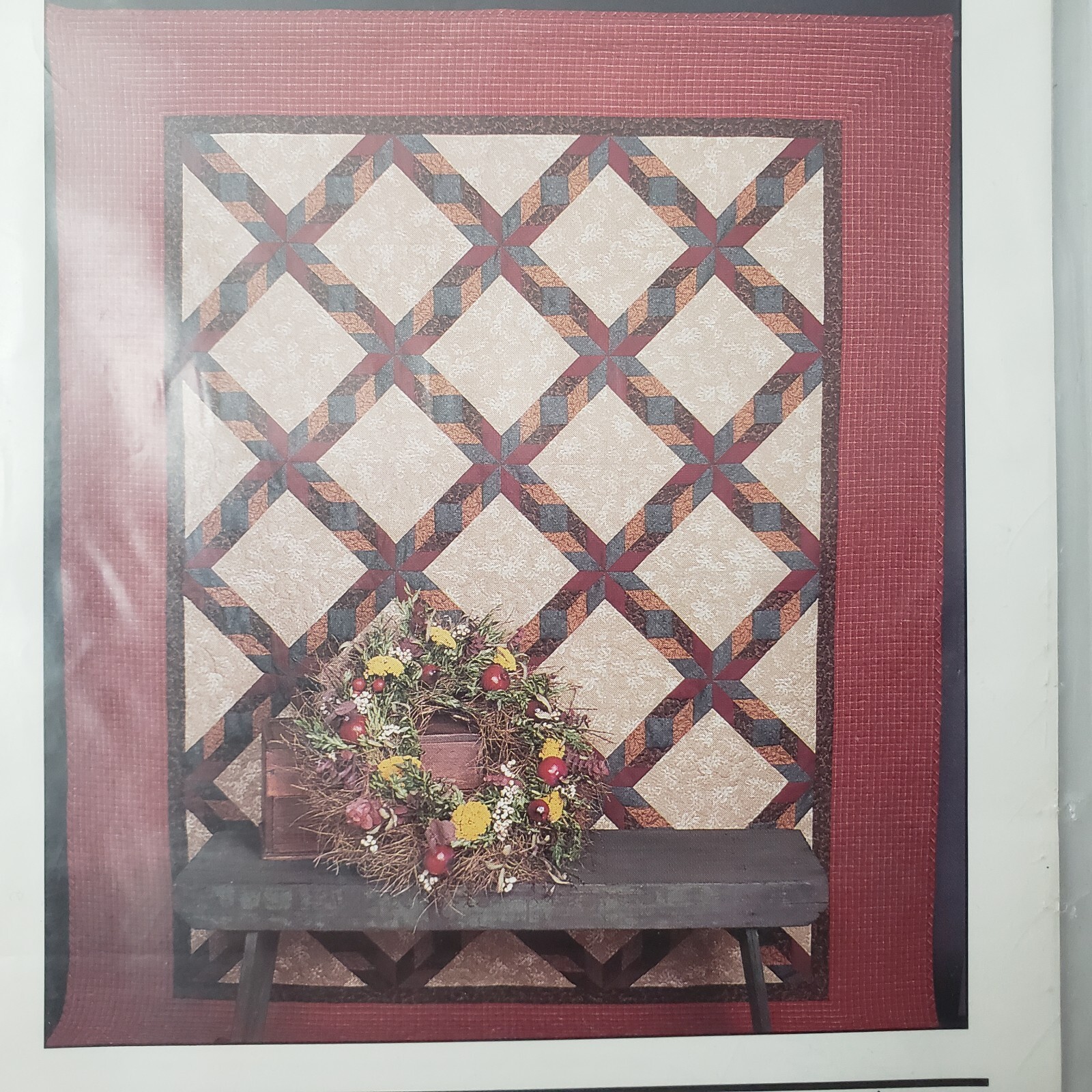 Thimbleberries Star Crossing MG-91114 Quilt Pattern 80"x98" Pieced