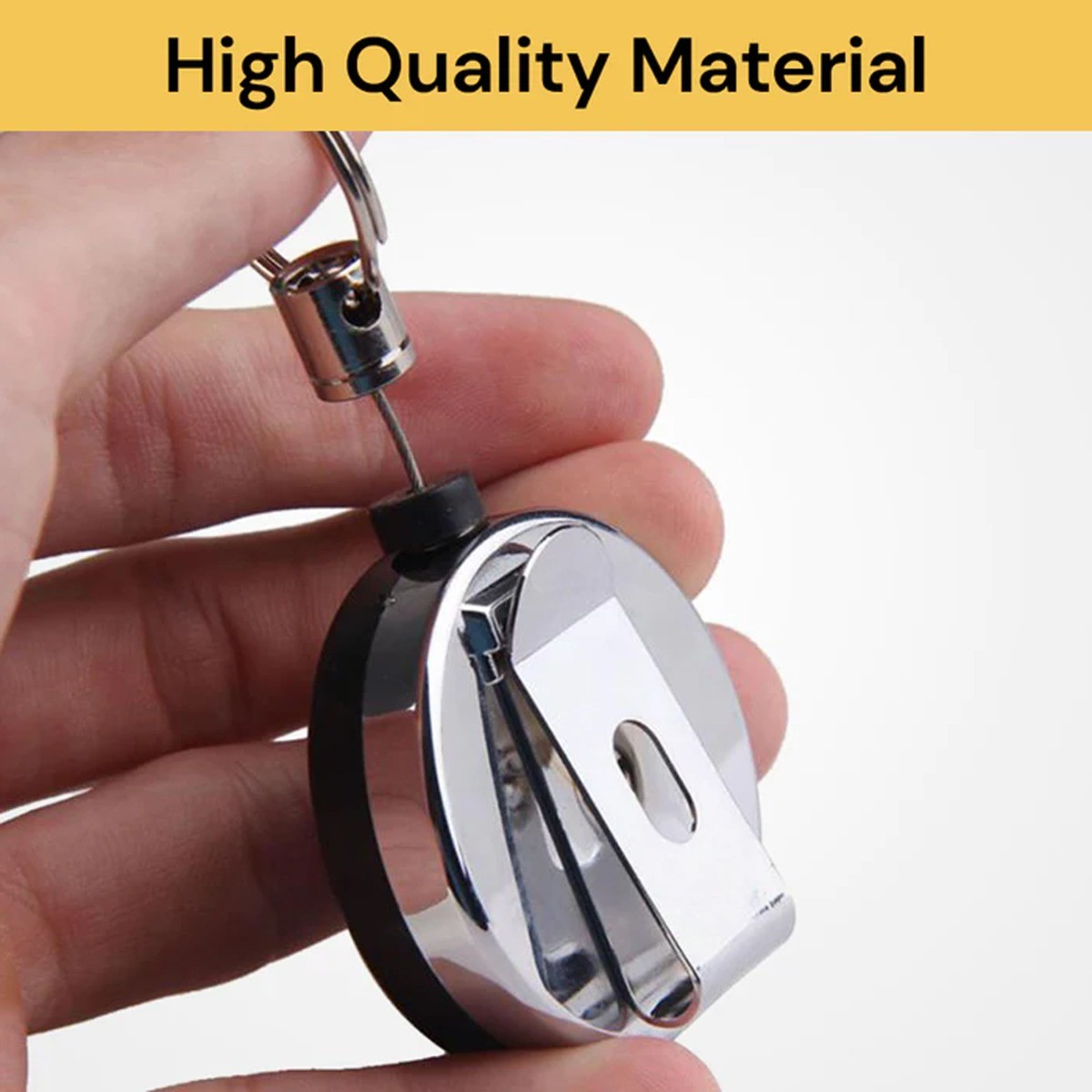 Retractable Recoil Key Ring