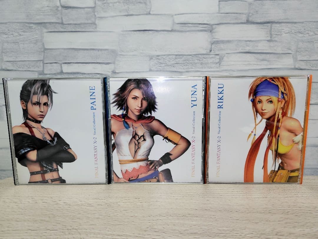 Final Fantasy X-2 Vocal Collection Yuna Paine Rikku Square Enix FF10-2  set