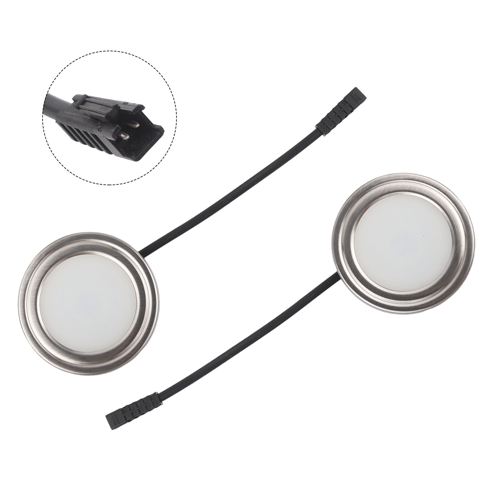 Range Hood Lighting Solution 2PCS DC12V 1 5W Stainless Steel LED Lights
