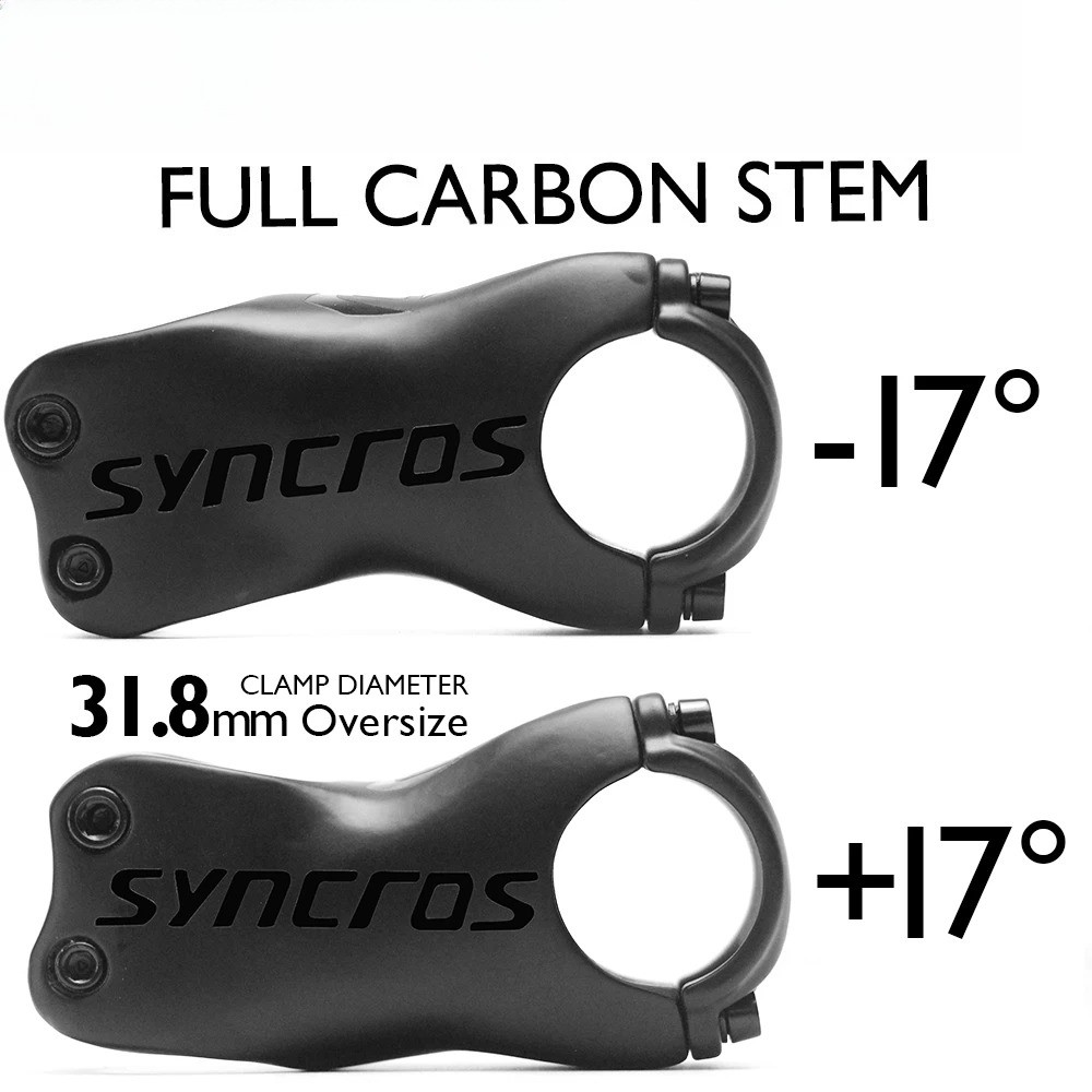 Carbon MTB Road Bicycle Stem Angle - 6/17 Degree 60-/120mm Ultra Light Stem