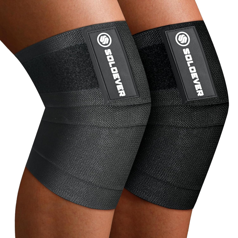 Knee Wraps for Weightlifting Gym Wraps for Squats PowerliftingLeg Press
