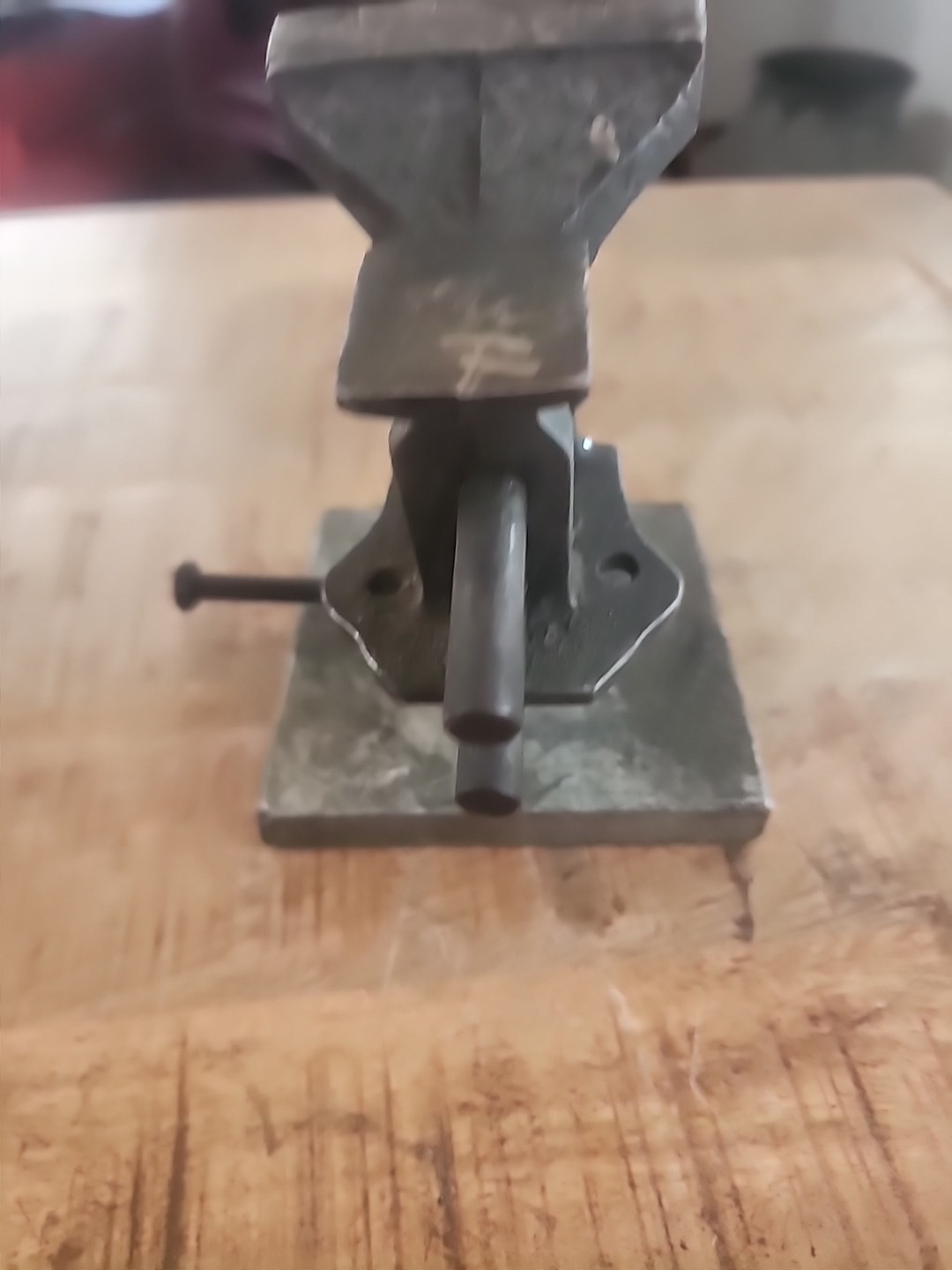 Vintage Aluminum Machinist Vise Tilting Pivot Base Drill Press 2.25 in wide jaw
