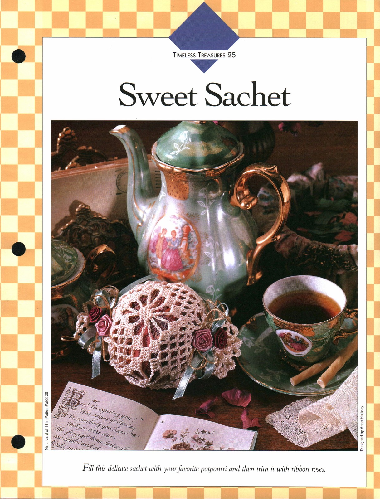 Sweet Sachet - Timeless Treasures 25 | Vanna Crochet Faves 85250-I