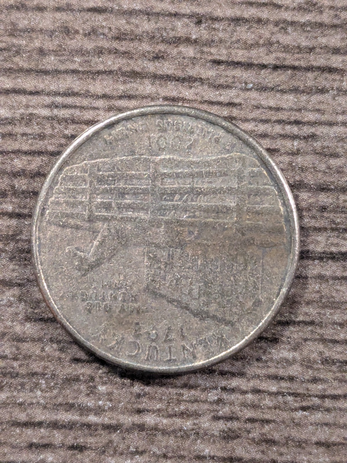 2001-P Kentucky State Quarter Multiple Errors