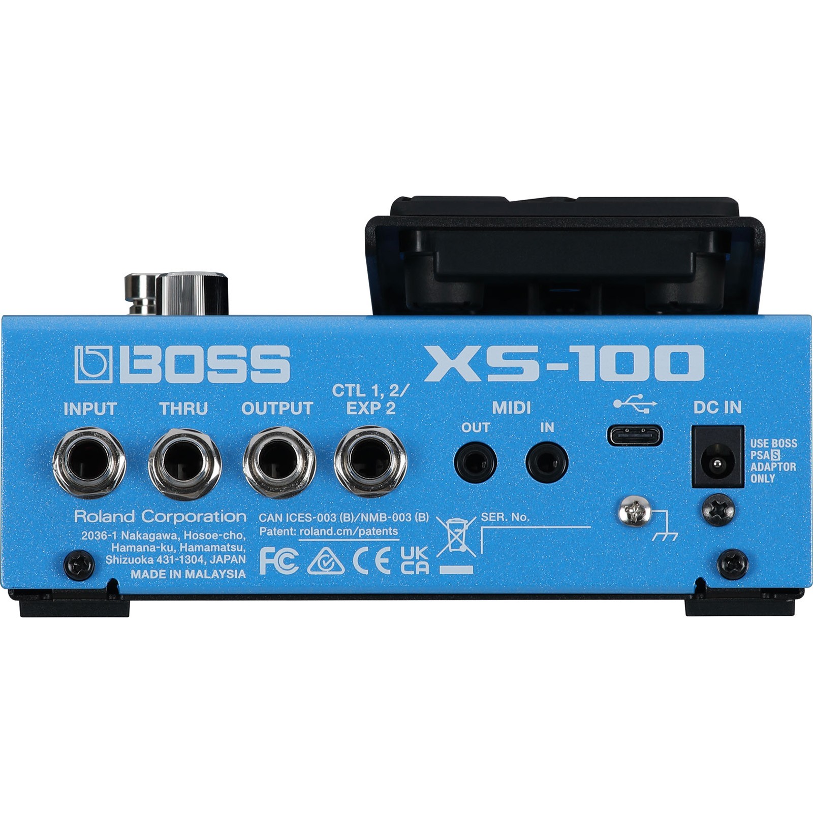 BOSS XS-100 Poly Shifter Advanced Pitch Shift Workstation Pedal with Expression