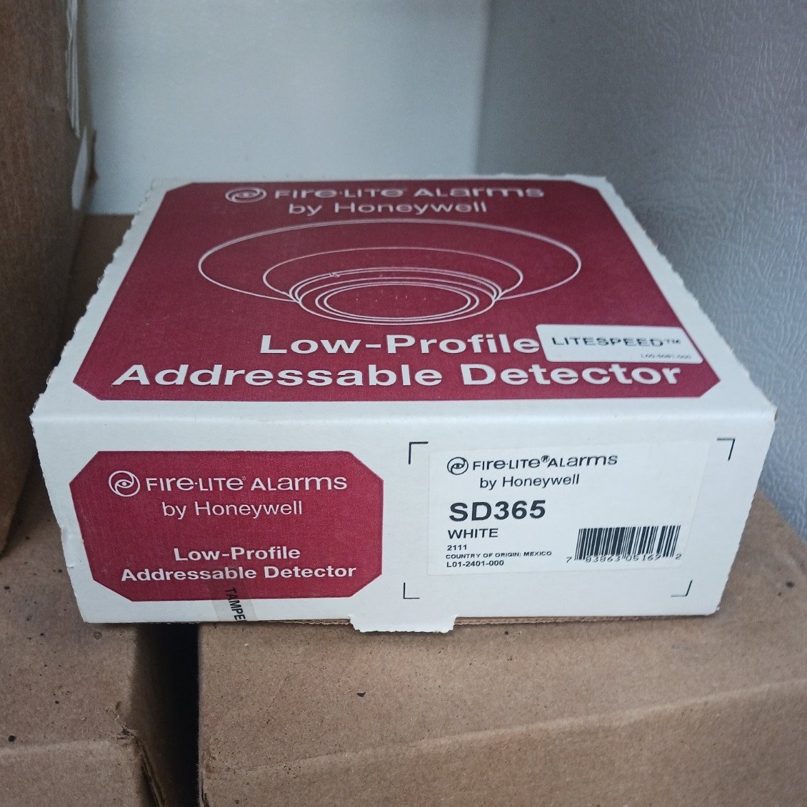 Fire-Lite by Honeywell SD365 Low-Profile Addressable PhotoDetector, White