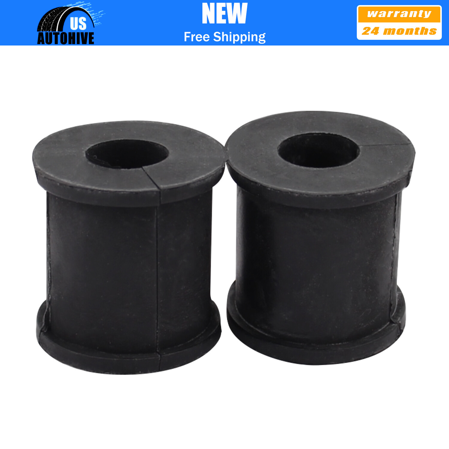 Pair Rear Sway Bar Bushings for 2002 2003 2004 2005 2006 Toyota Camry 4881848021